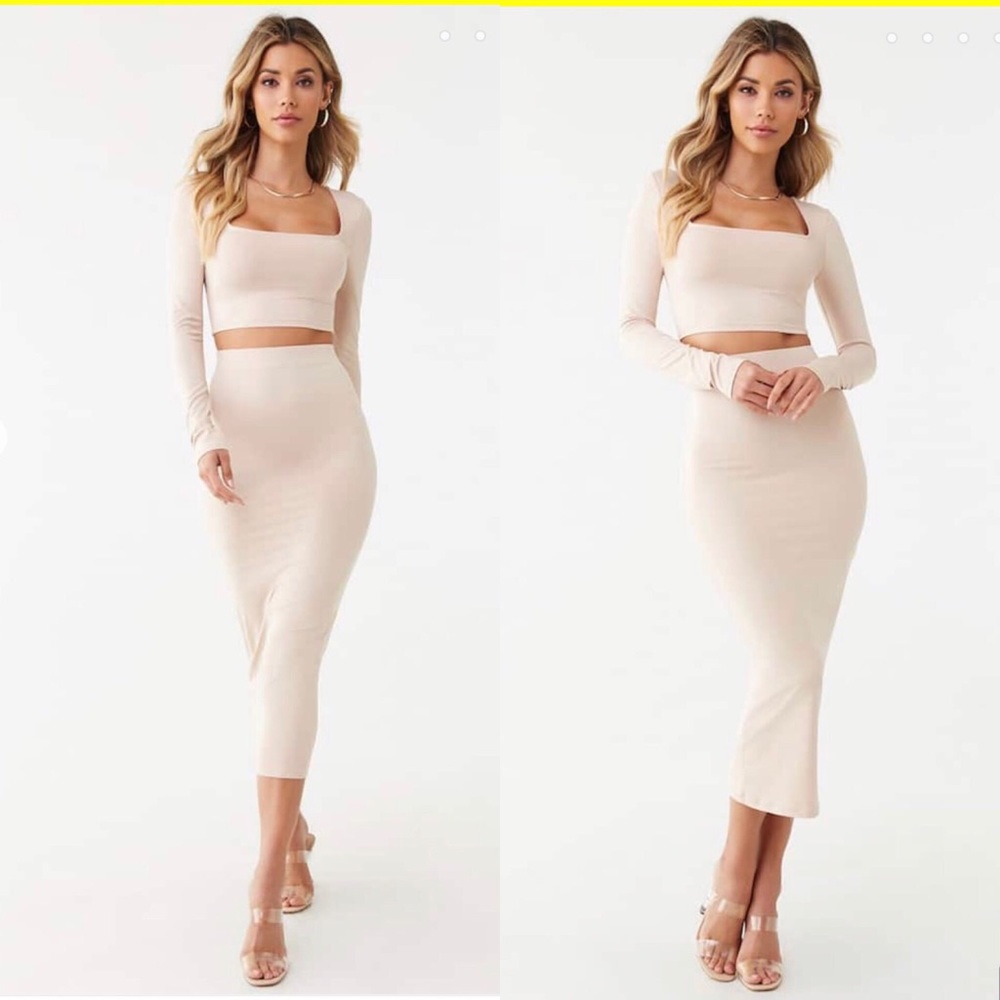 Pencil Midi Skirt